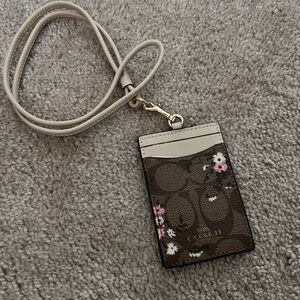 Coach Card Holder Lanyard